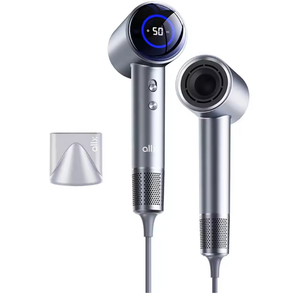 თმის საშრობი ALLX AXH-015G, 1600W, High Speed Hair Dryer, Negative ...