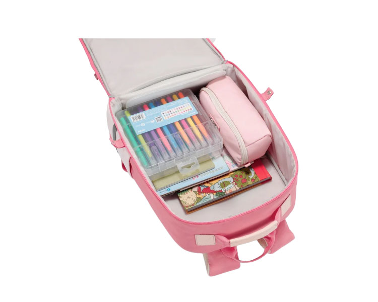 სკოლის ჩანთა Kingsons 15.6" Primary School Backpack Pink - KS251093