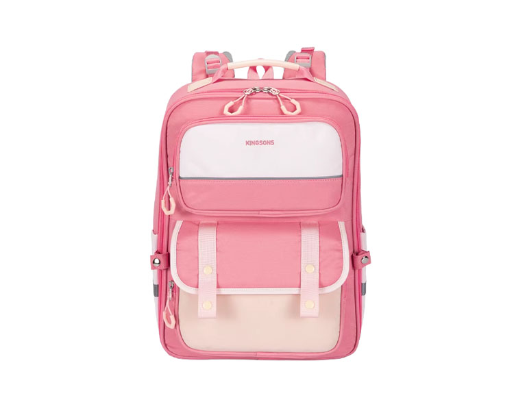 სკოლის ჩანთა Kingsons 15.6" Primary School Backpack Pink - KS251093