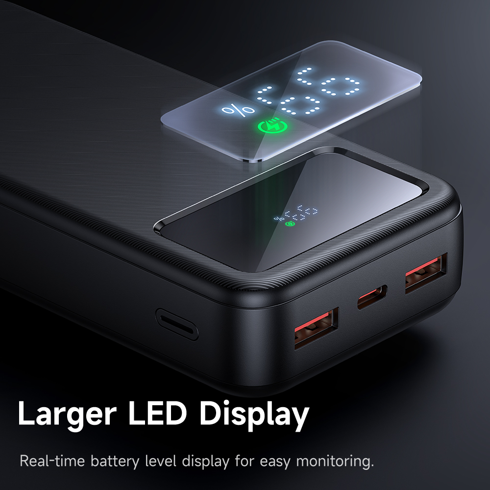 პორტატული დამტენი Mcdodo 22.5W Large LED Display 20000mAh 1C+2A Power Bank MC-4230