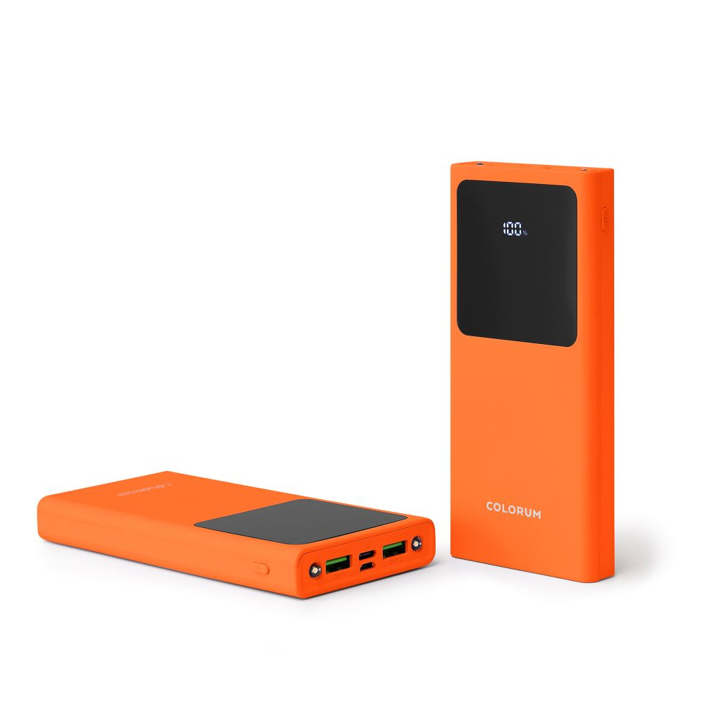 პორტატული დამტენი Forever CPB10-10 Colorum 10 000 mAh Power Bank Orange