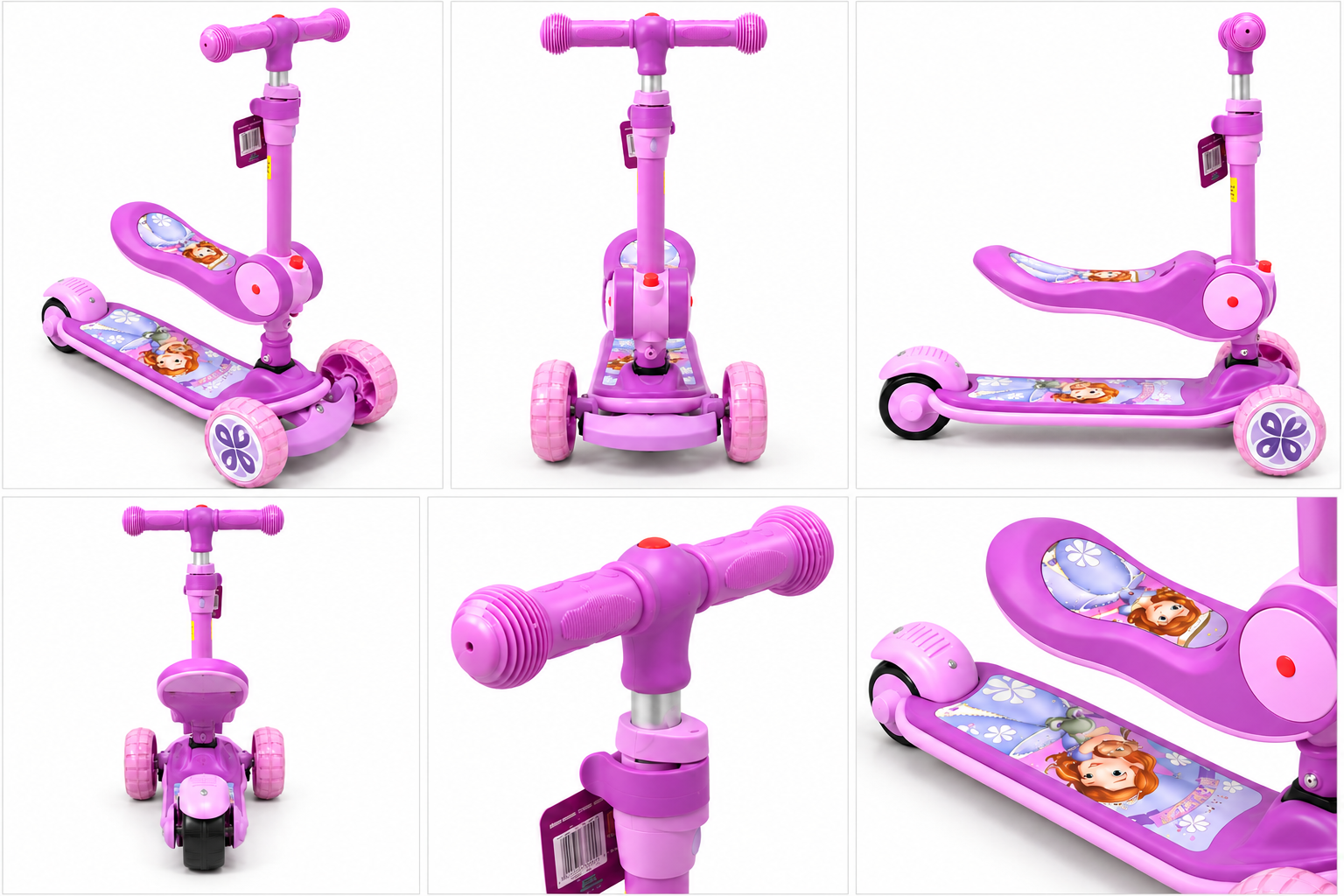 საბავშვო სკუტერი Disney 089 Purple