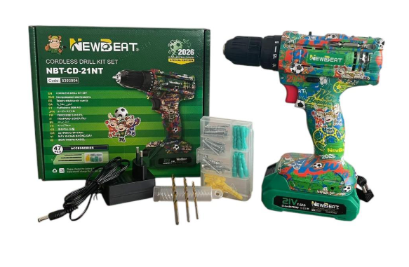უსადენო ბურღი NEWBEAT (World Cup Special) NBT-CD-21NT