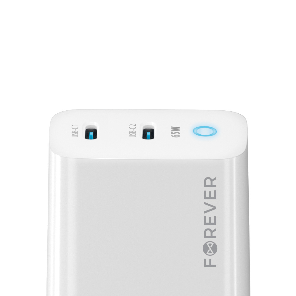 დამტენი ადაპტერი Forever TC-06-40CC 40W Wall Charger White