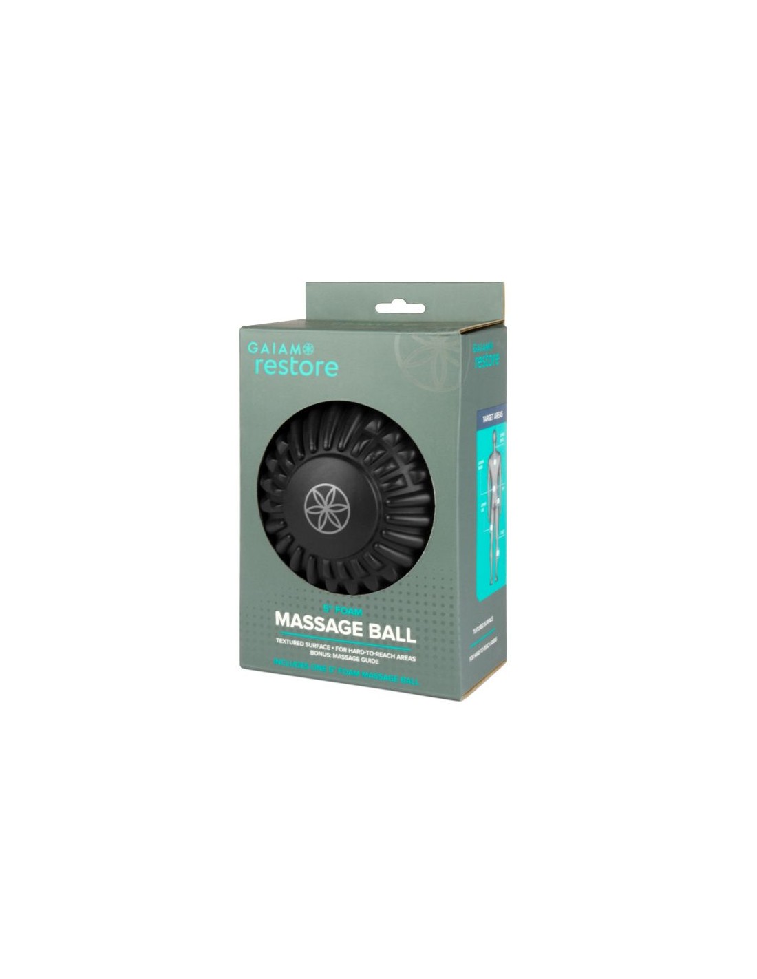 მასაჟორი ბურთი,  GAIAM Restore Foam Massage Ball