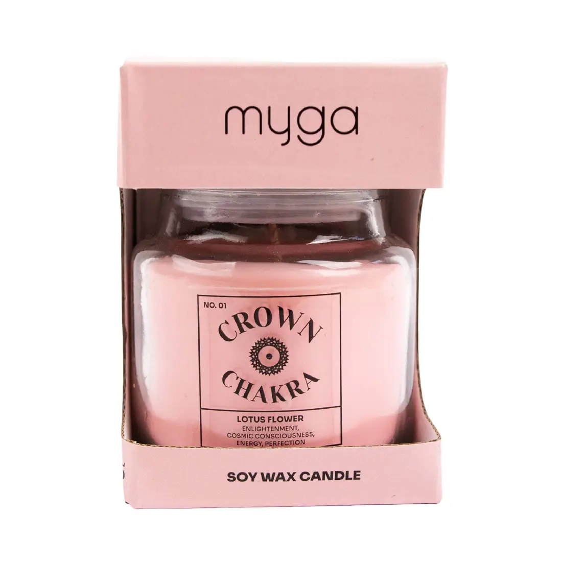 სურნელოვანი სანთელი, Myga Chakra Candles, Lotus