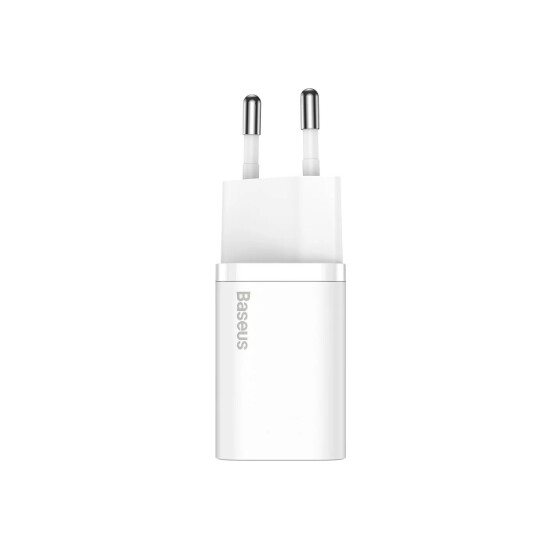 დამტენი Baseus Super Si PD 25W Wall Charger + USB Type-C Cable White