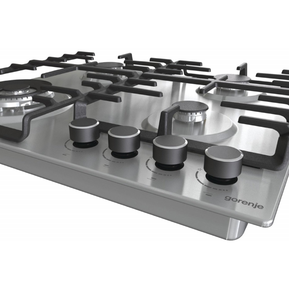 ჩასაშენებელი ქურის ზედაპირი Gorenje GW642ABX Silver