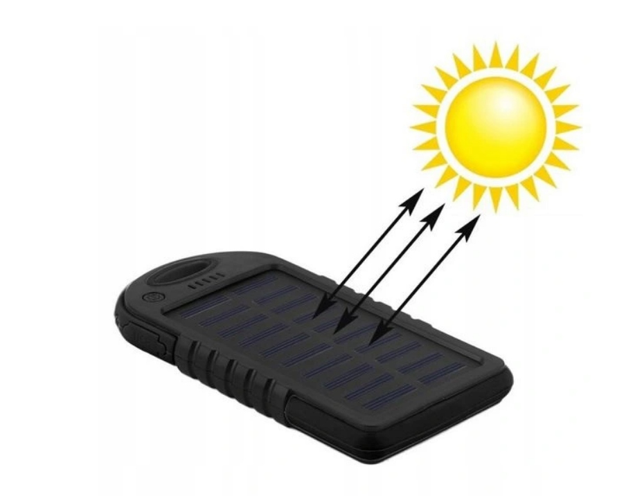 პორტატული დამტენი Setty GSM036555 5 000 mAh Solar Power Bank Blue