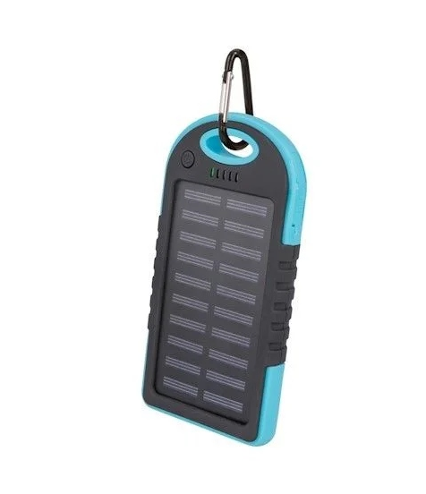 პორტატული დამტენი Setty GSM036555 5 000 mAh Solar Power Bank Blue