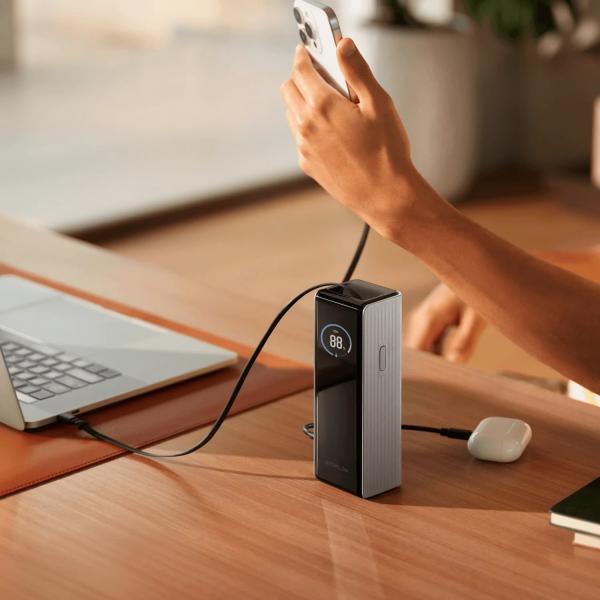 პორტატული დამტენი EcoFlow RAPID Power Bank 25,000mAh, 170W