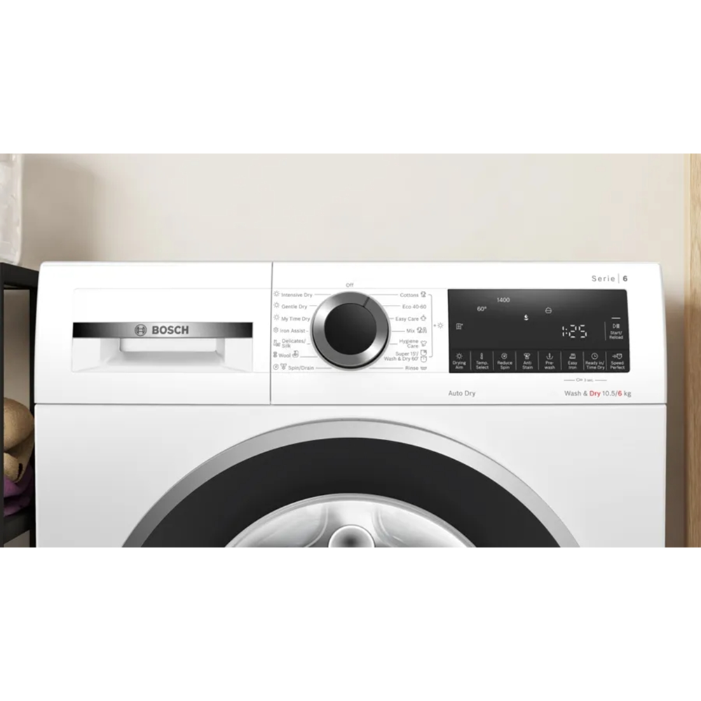 სარეცხი+საშრობი მანქანა Bosch WNA25401ME