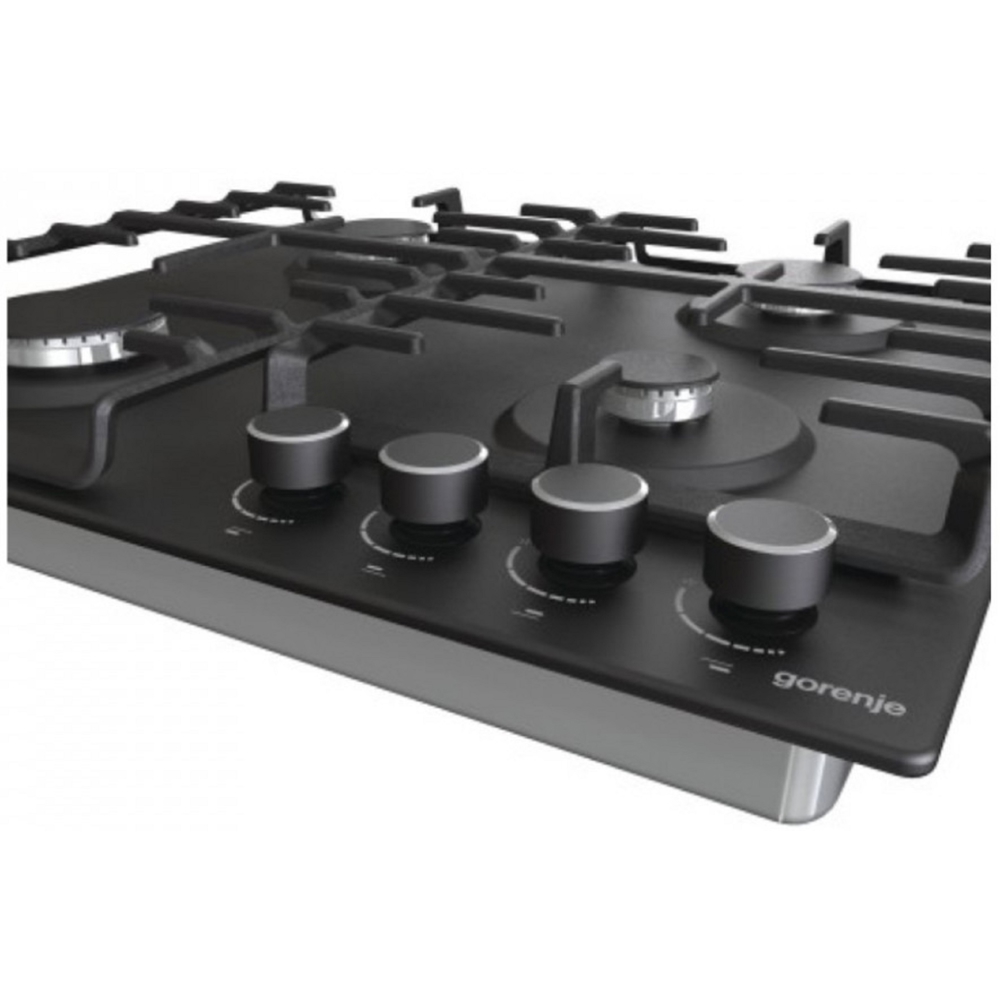 ჩასაშენებელი ქურის ზედაპირი Gorenje G642AB Black