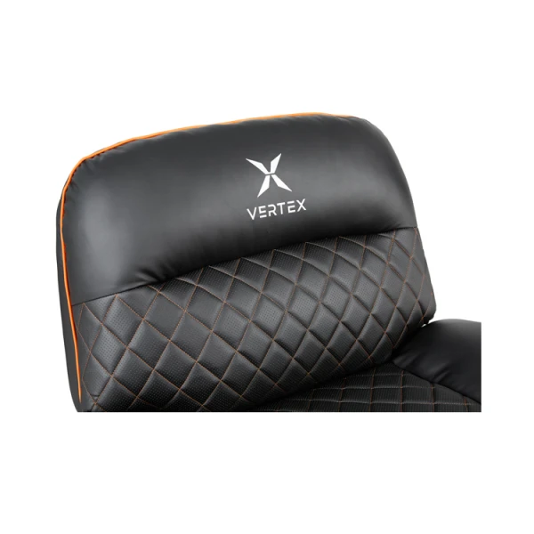 გეიმინგ სავარძელი Vertex Throne Gaming Sofa Black/Orange PVC