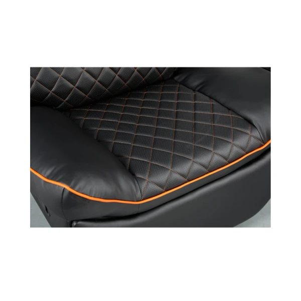 გეიმინგ სავარძელი Vertex Throne Gaming Sofa Black/Orange PVC