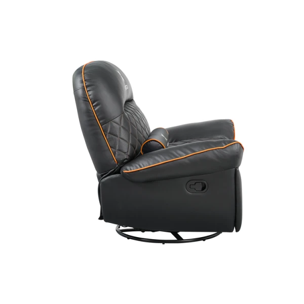 გეიმინგ სავარძელი Vertex Throne Gaming Sofa Black/Orange PVC