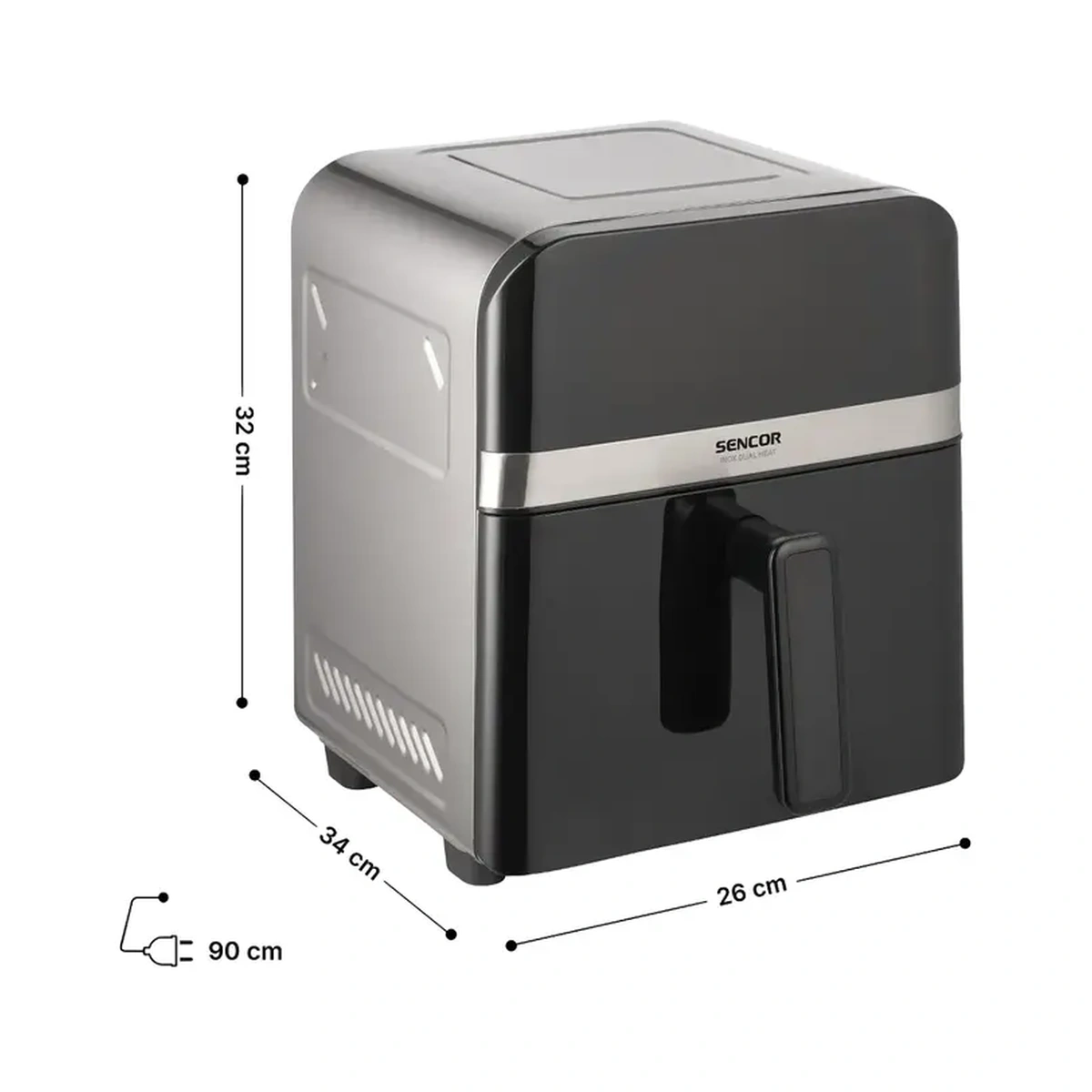 აეროგრილი Sencor SFR 6800SS Air Fryer - Silver