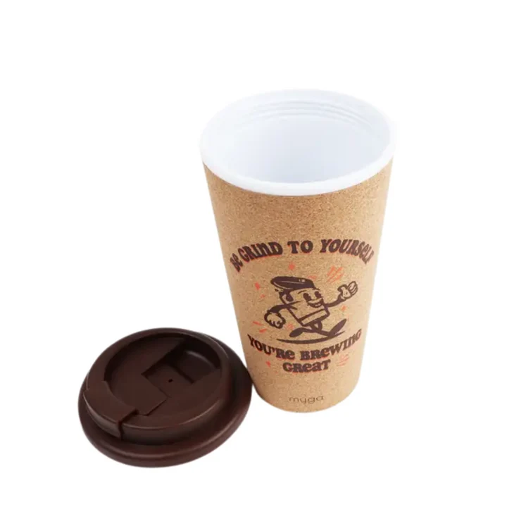 ყავის ჭიქა,  Myga,  450 მლ, Cork Coffee Cups