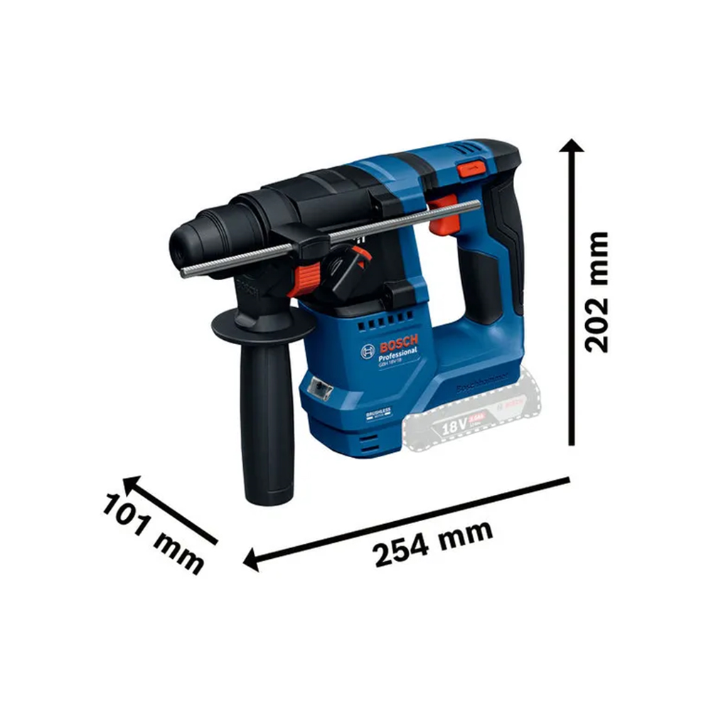 პერფორატორი აკუმულატორის Bosch GBH 18V-18