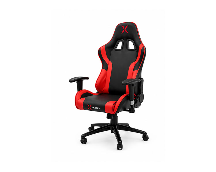 გეიმერული სავარძელი: Vertex Ember Gaming Chair PU Black/Red