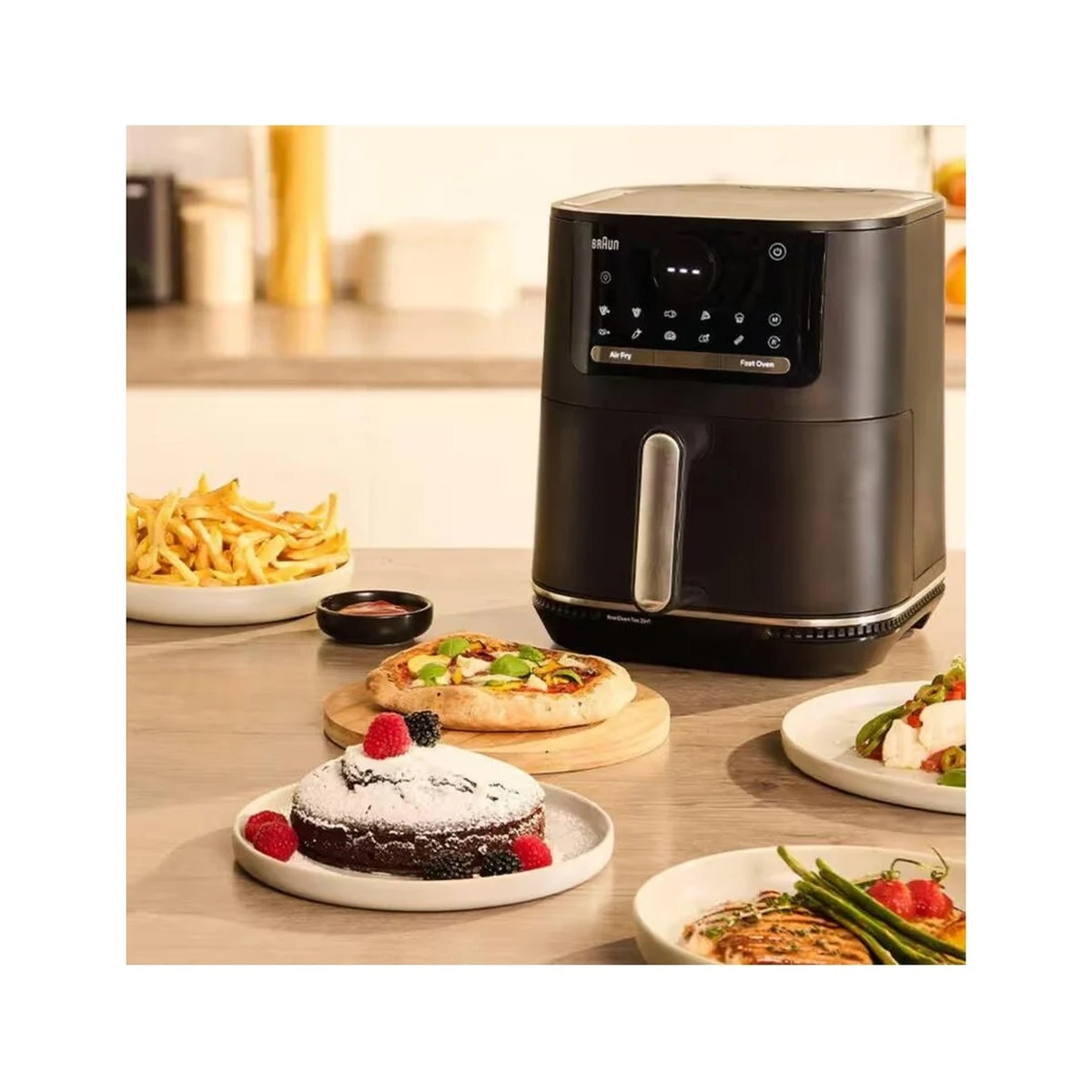 აეროგრილი Braun MultiFry 5 Air Fryer 2in1 HF5054IBK 6 L - Black