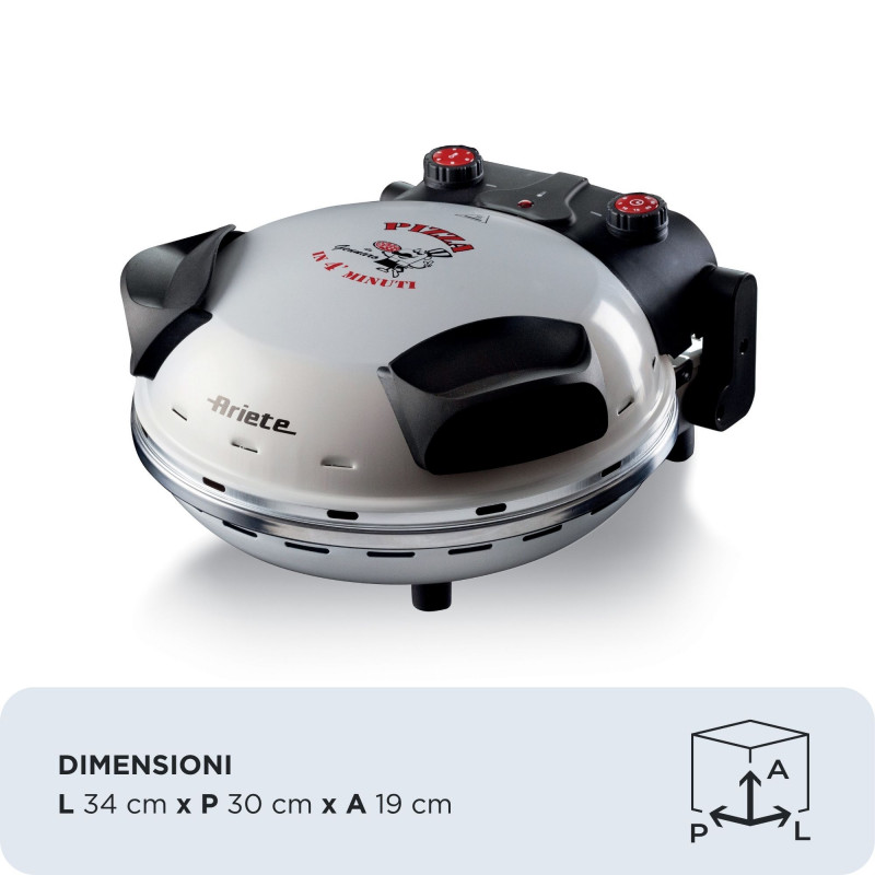 პიცის ღუმელი Ariete 0918 Da Gennaro Pizza Oven White