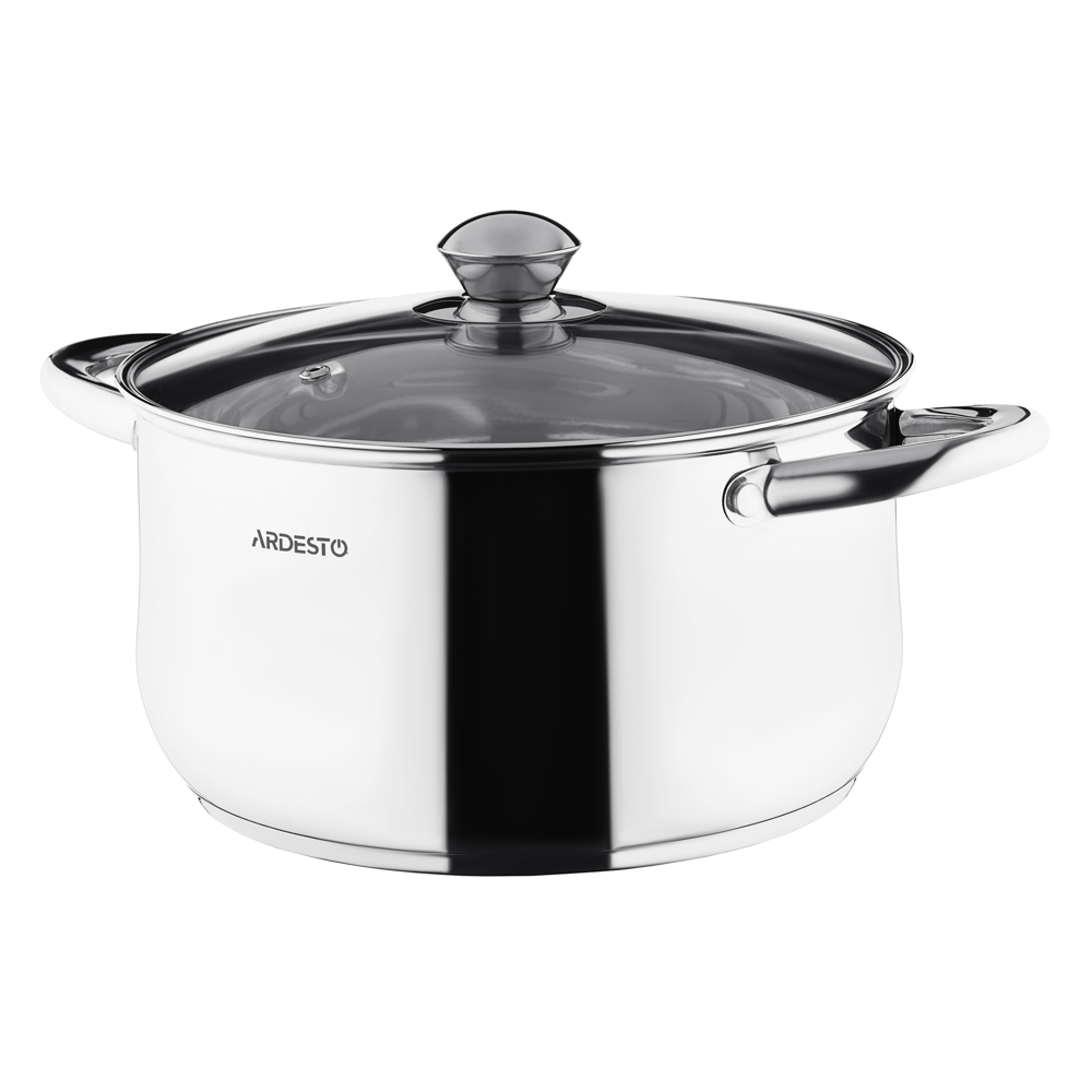 ქვაბების ნაკრები Ardesto Cookware set Gemini Gourmet Varese, 10 pcs, stainless steel