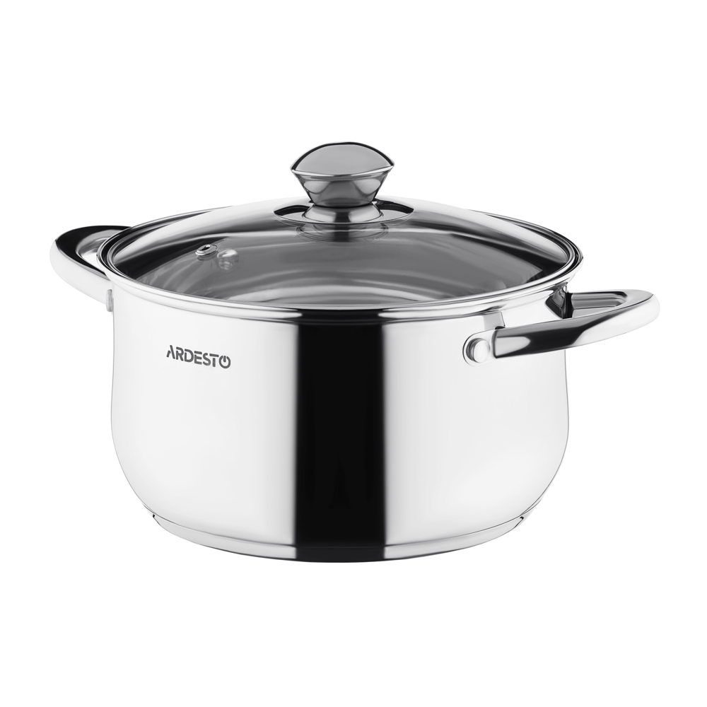 ქვაბების ნაკრები Ardesto Cookware set Gemini Gourmet Varese, 10 pcs, stainless steel