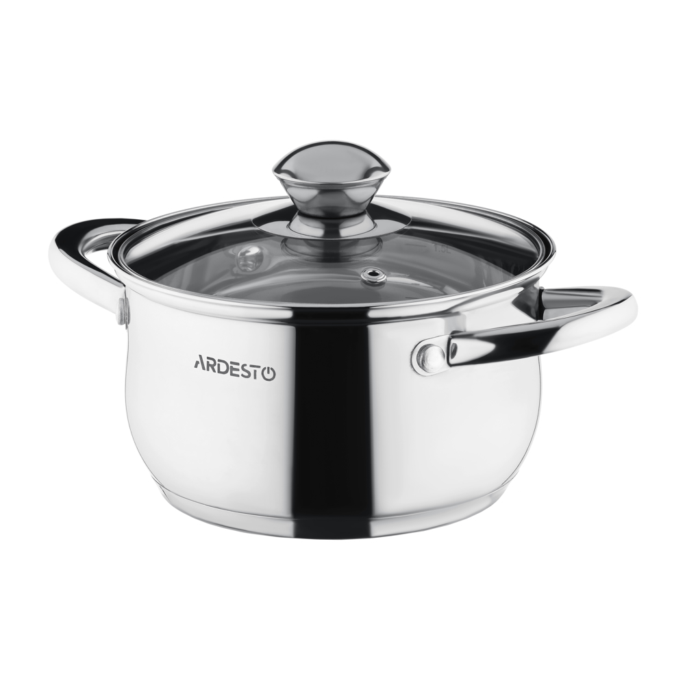 ქვაბების ნაკრები Ardesto Cookware set Gemini Gourmet Varese, 10 pcs, stainless steel