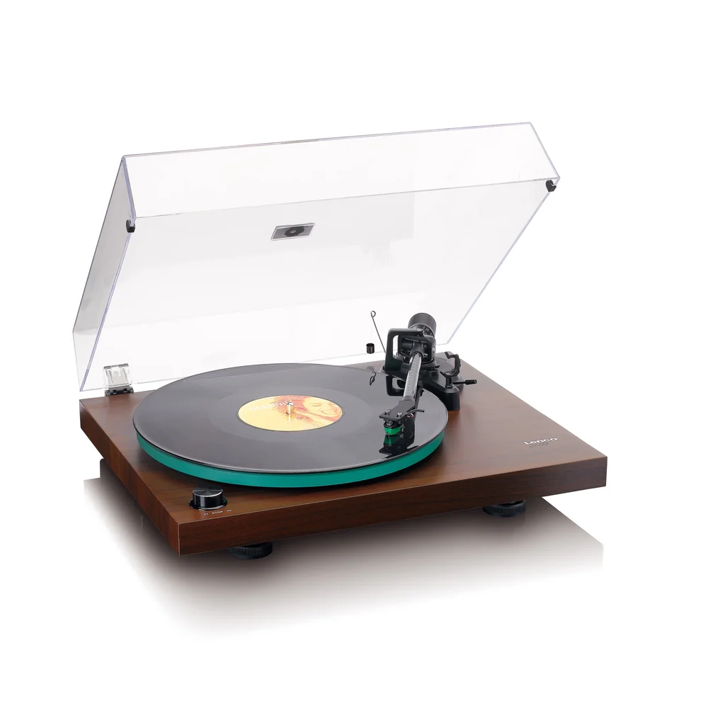 ფირსაკრავი Lenco LBT-225WA Turntable with Bluetooth Transmission Dark Brown