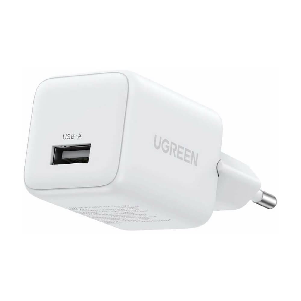 მობილურის დამტენი UGREEN X518 (75623), 18W, USB, GaN Fast Charger, White