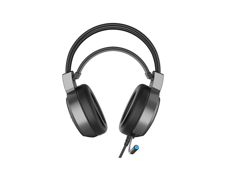 ყურსასმენი AULA S608 RGB Wired Gaming Headset With Adjustable Mic Black