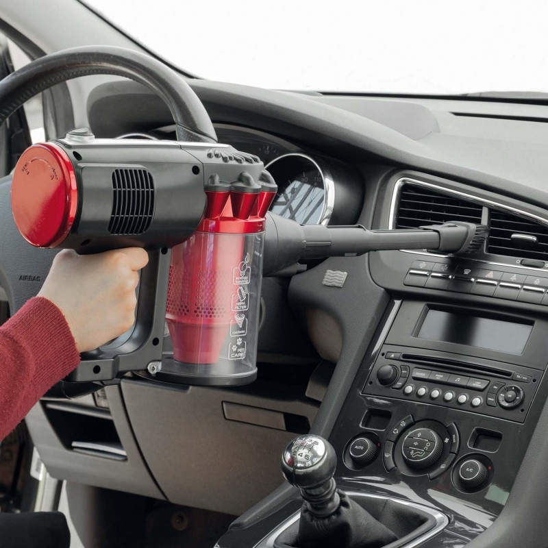 ხელის მტვერსასრუტი Ariete 2759 Electric Broom And Handheld Vacuum Cleaner Black/Red