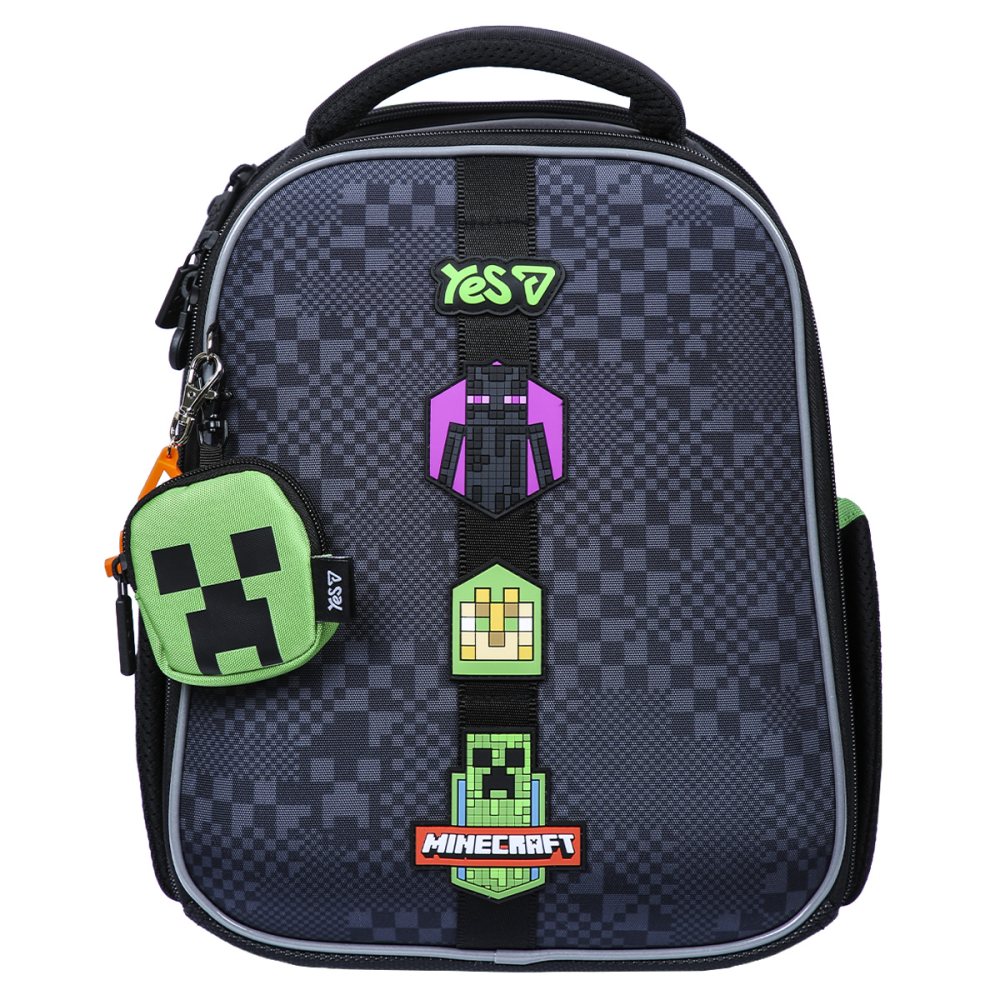 სკოლის ჩანთა Yes Minecraft H-100S 35 x 28 x 12 cm 550222
