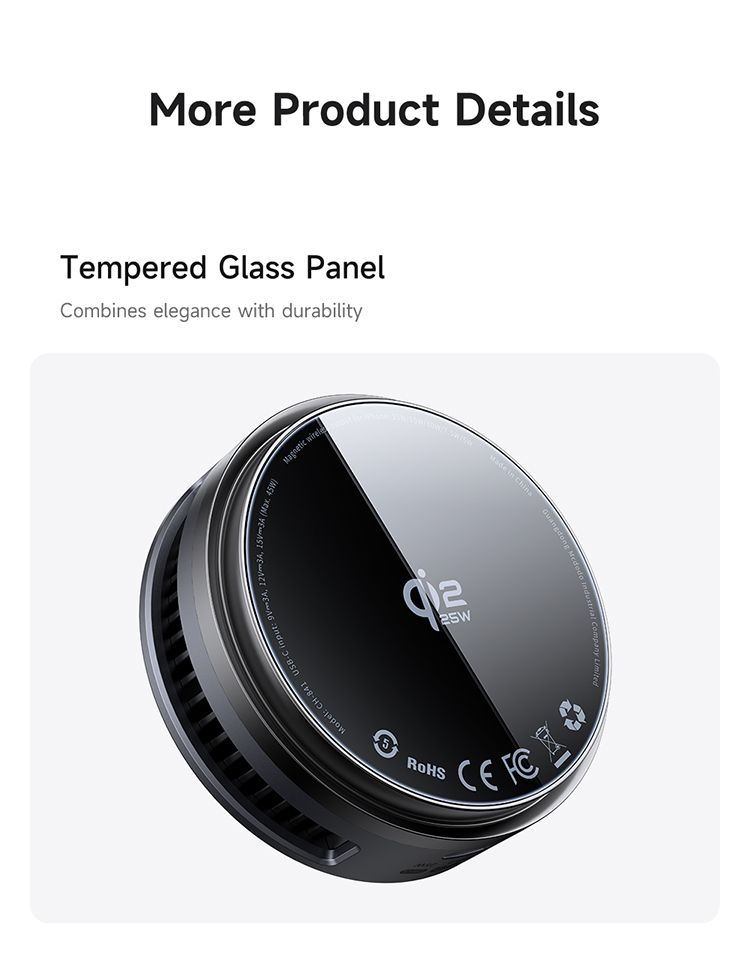 პორტატული სატენი პადი Mcdodo 25W TEC-Cooled Wireless Charging Pad  With Smart LED Temperature Display CH-8410