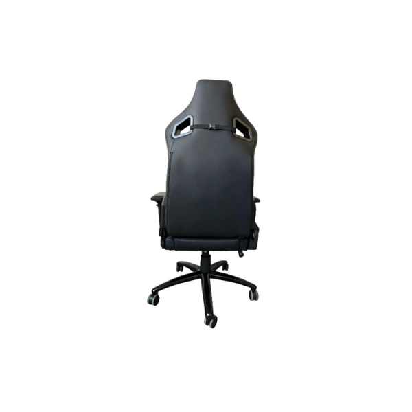 გეიმერული სავარძელი Vertex Predator Gaming Chair Black Car Leather
