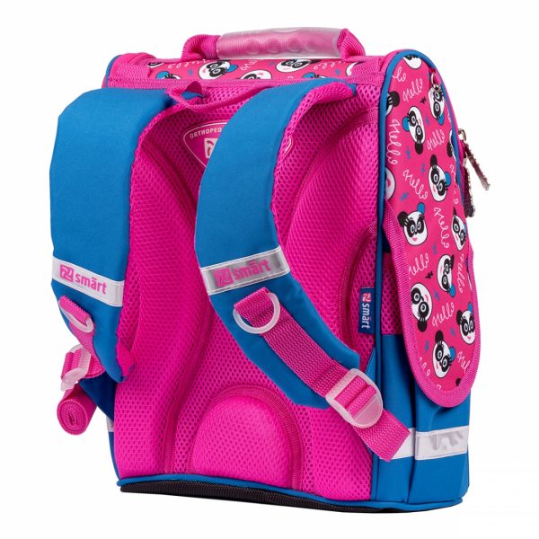 სასკოლო ზურგჩანთა Smart PG-11 “Hello, panda” blue/pink 34х6х11cm