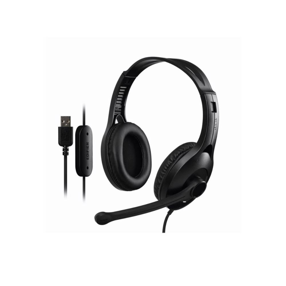 USB ყურსასმენი Edifier K800 USB Headset Over Ear Stereo Gaming (Black)