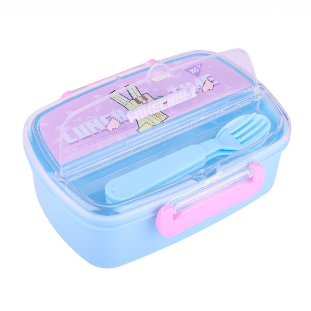 ლანჩბოქსი Yes Minecraft 750 ml with cutlery 708370