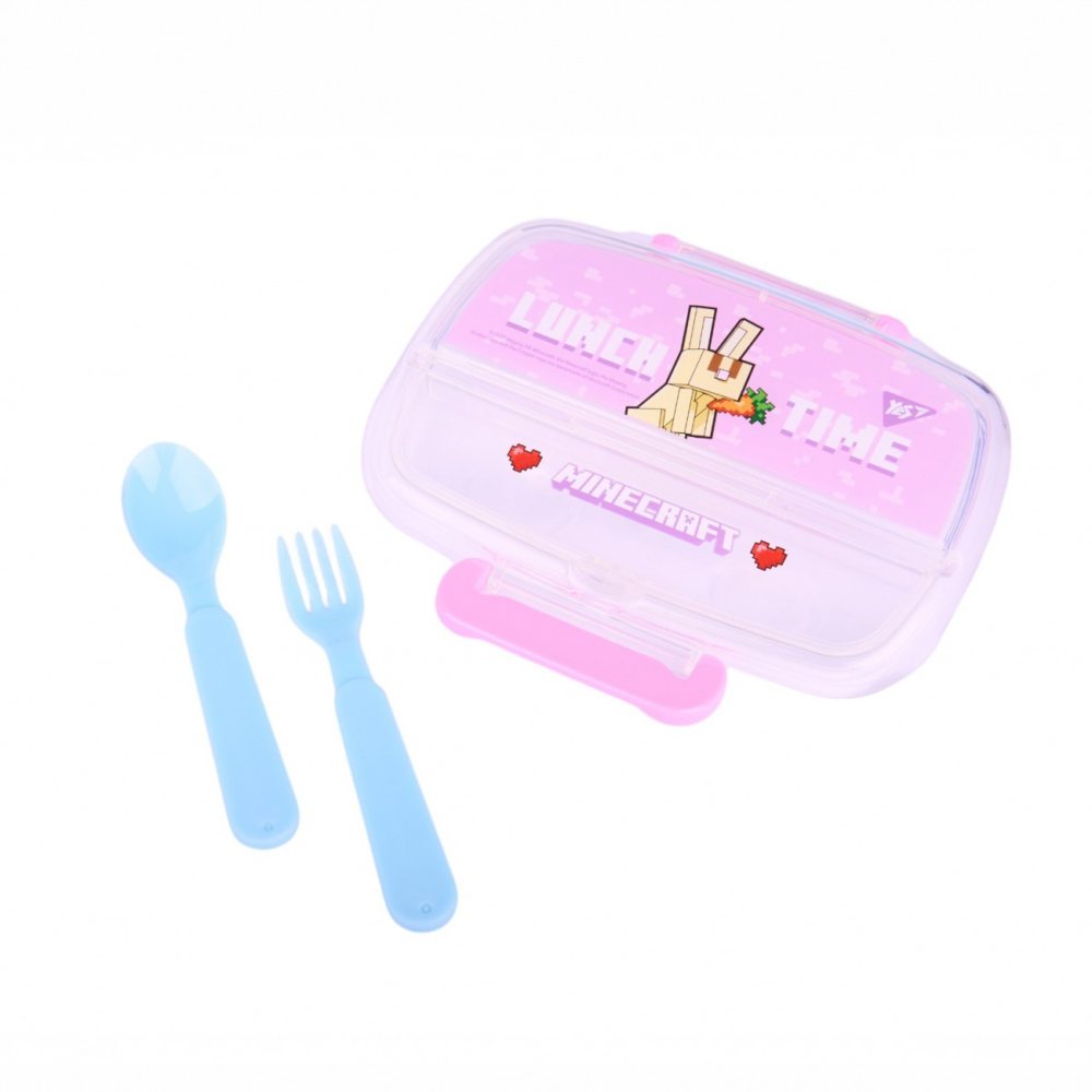 ლანჩბოქსი Yes Minecraft 750 ml with cutlery 708370