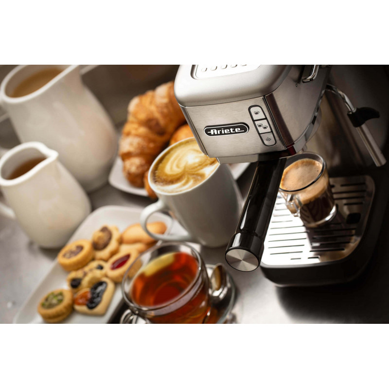 ყავის აპარატი Ariete 1380 For Ground Coffee And Pods Coffee Machine Silver