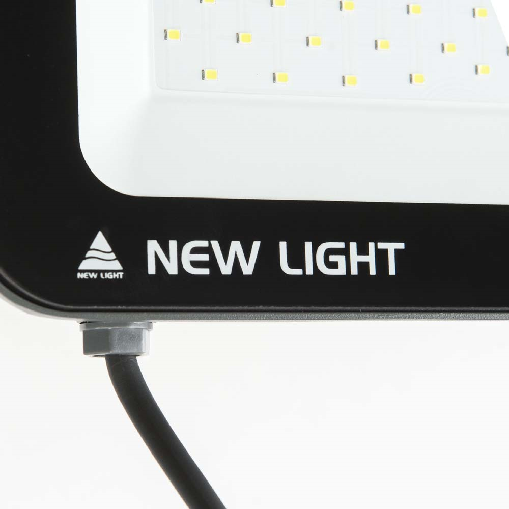 პროჟექტორი LED New Light 100W 6500K 8500Lm SMD E024E Dark Grey
