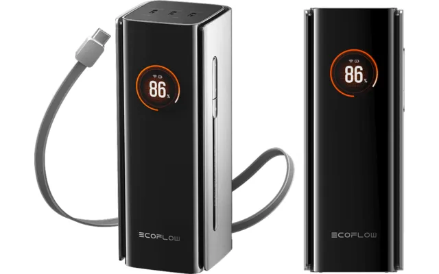 პორტატული დამტენი EcoFlow RAPID Pro Power Bank 20,000mAh, 230W, 100W Built-in Cable