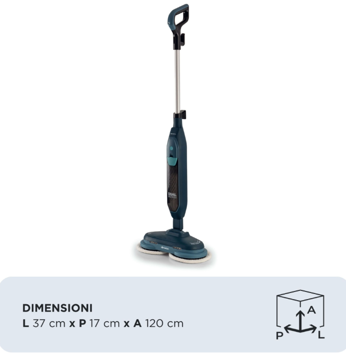 ორთქლის აპარატი Ariete 4178 Steam Mop Blue