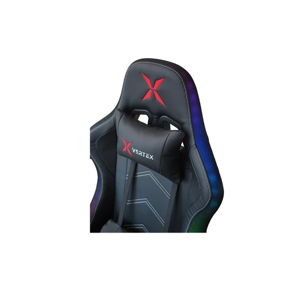 გეიმერული სავარძელი Vertex Illidan Gaming Chair RGB Black PU