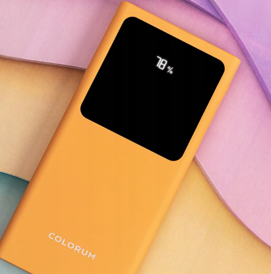 პორტატული დამტენი Forever CPB10-14 Colorum 10 000 mAh Power Bank Peach Fuzz