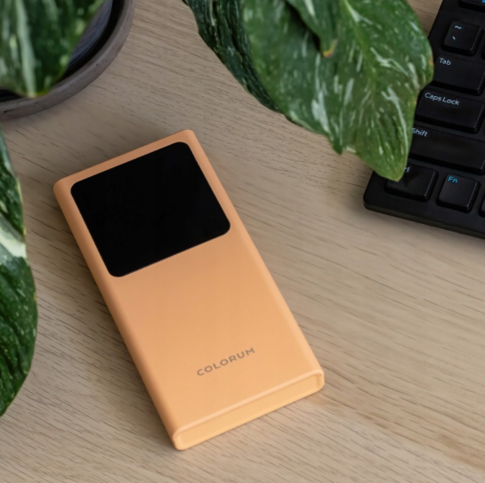 პორტატული დამტენი Forever CPB10-14 Colorum 10 000 mAh Power Bank Peach Fuzz