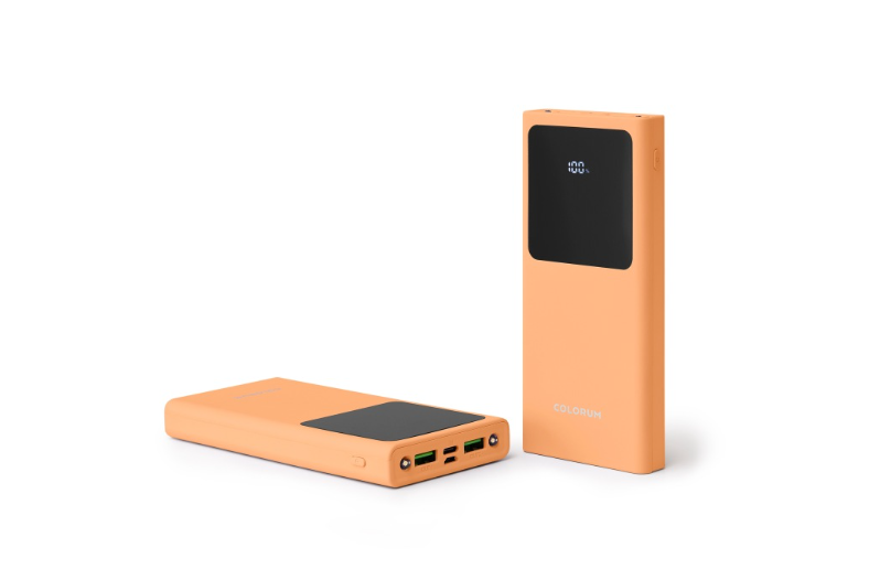 პორტატული დამტენი Forever CPB10-14 Colorum 10 000 mAh Power Bank Peach Fuzz