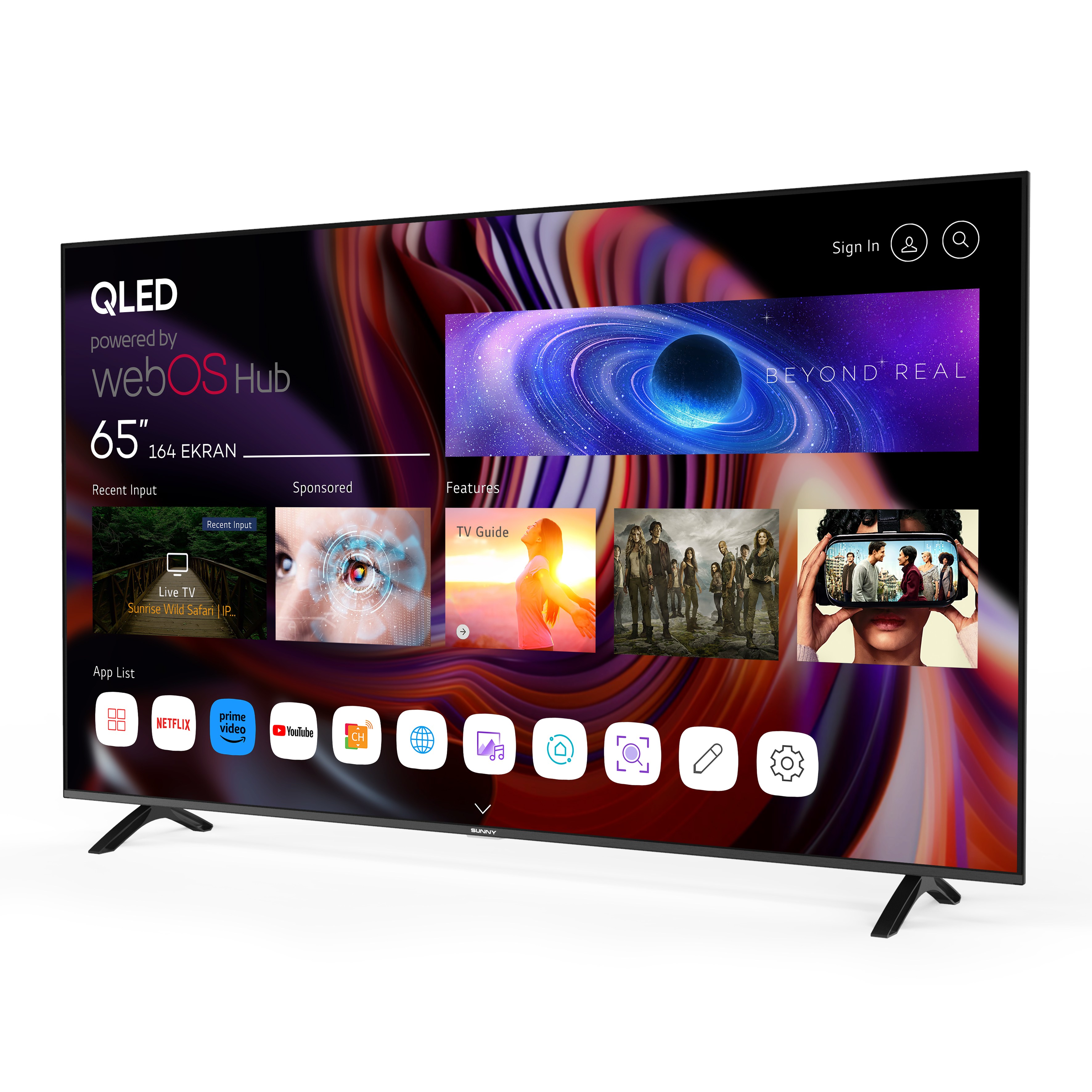 SUNNY 65'' (SN65QUMLN) QLED WebOS TV