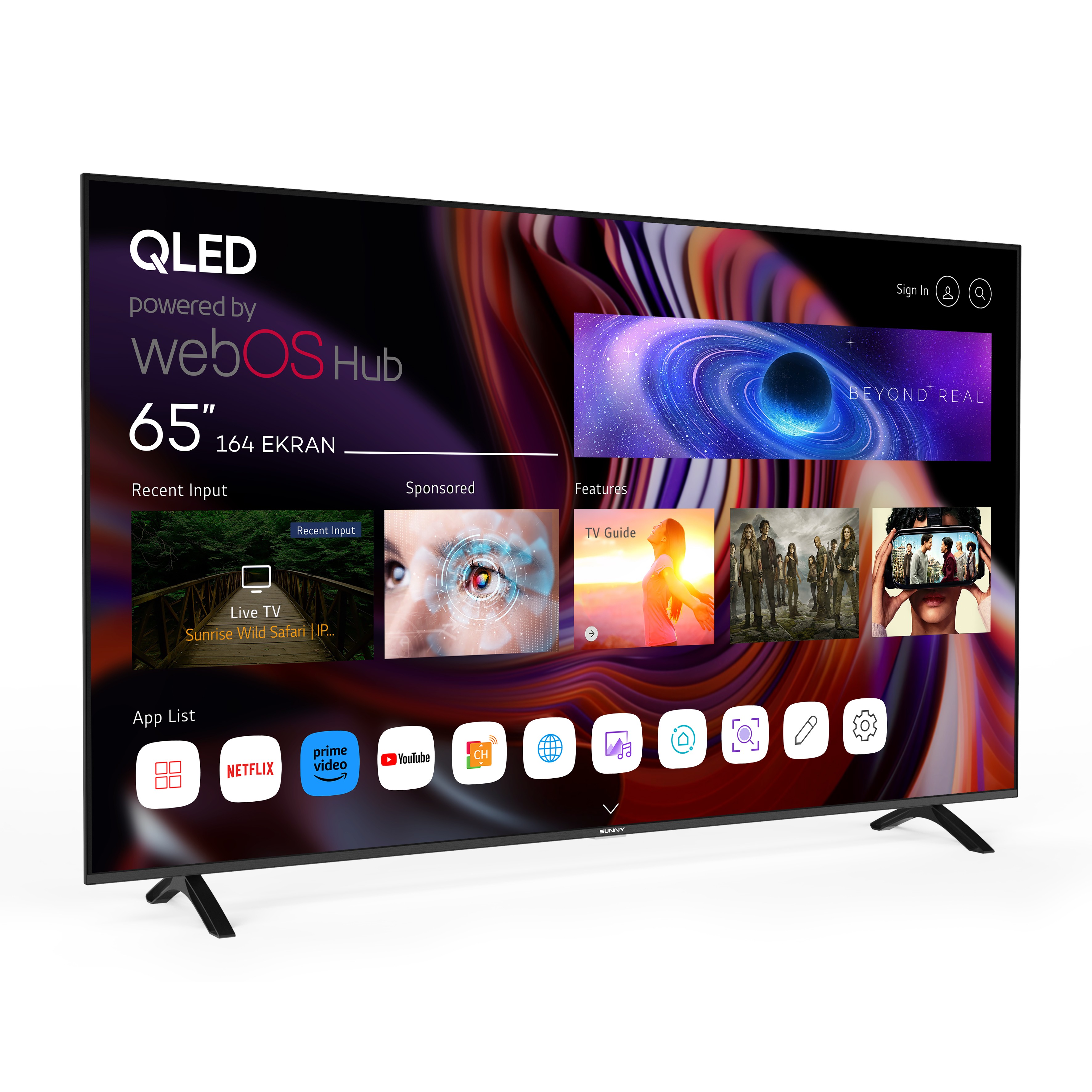 SUNNY 65'' (SN65QUMLN) QLED WebOS TV
